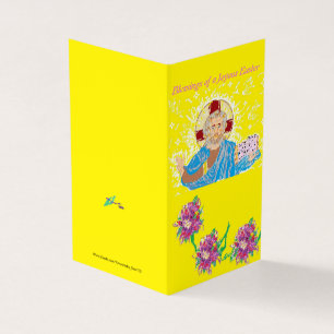 Easter Greeting Card Folded Card Lord Jesus