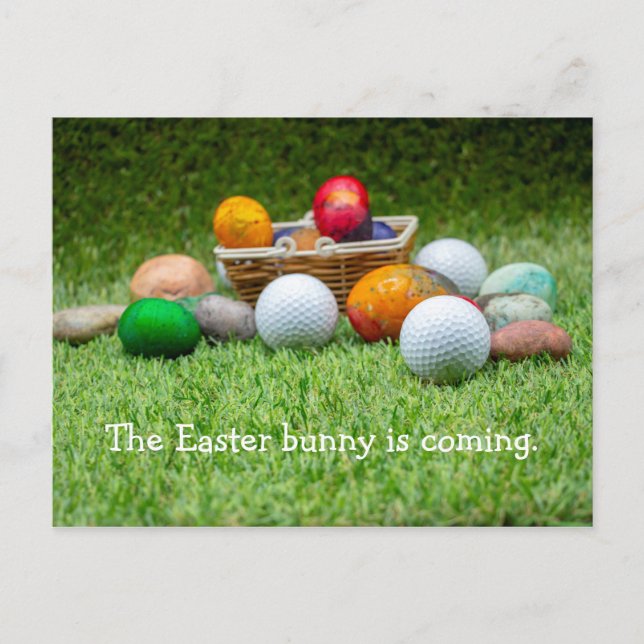 Easter Greeting Card to Golfer The Easter  (Front)