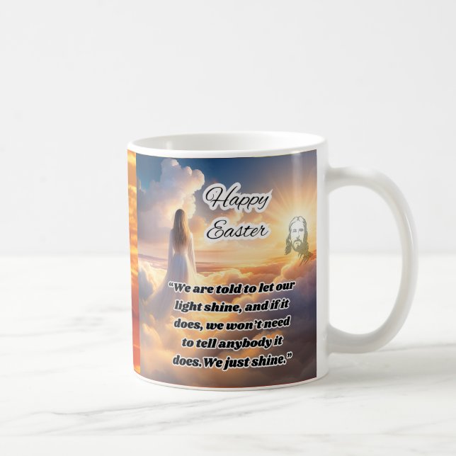 Easter  Greeting from Heaven   Coffee Mug (Right)