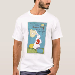 Easter GreetingEaster Bunny Holding Eggs T-Shirt