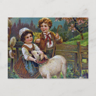 Easter Greetings 1908 Holiday Postcard