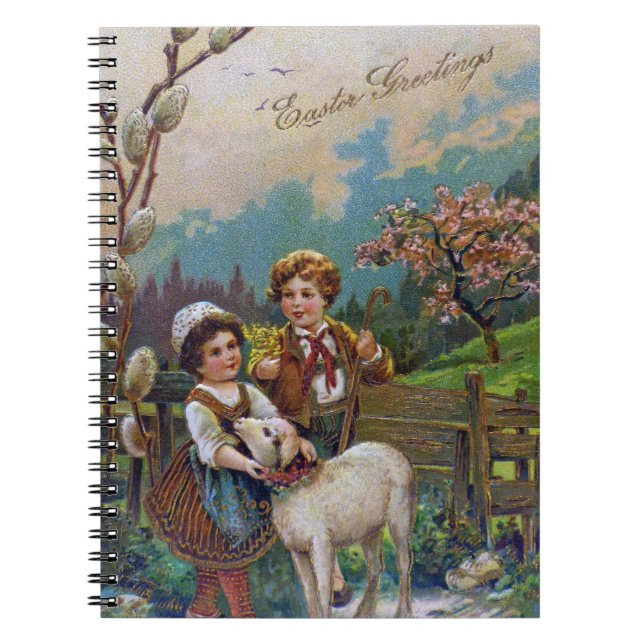 Easter Greetings 1908 Notebook (Front)