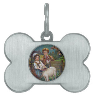 Easter Greetings 1908 Pet Tag