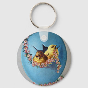 Easter Greetings 1909 Key Ring