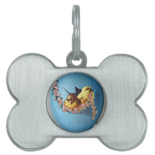 Easter Greetings 1909 Pet ID Tag