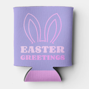 Easter Greetings Bunny Ears Beverage Cooler