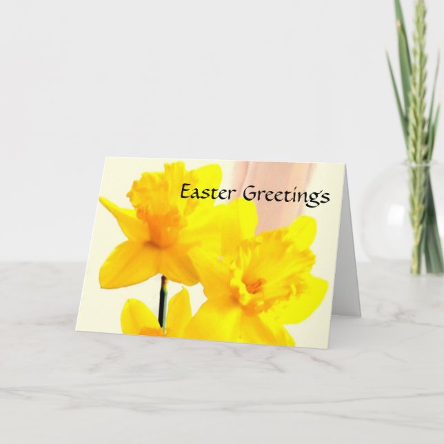 Easter Greetings Card (Front)