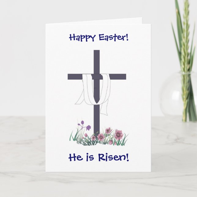 Easter Greetings Card (Front)
