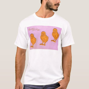 Easter Greetings Chicks Purple T-Shirt