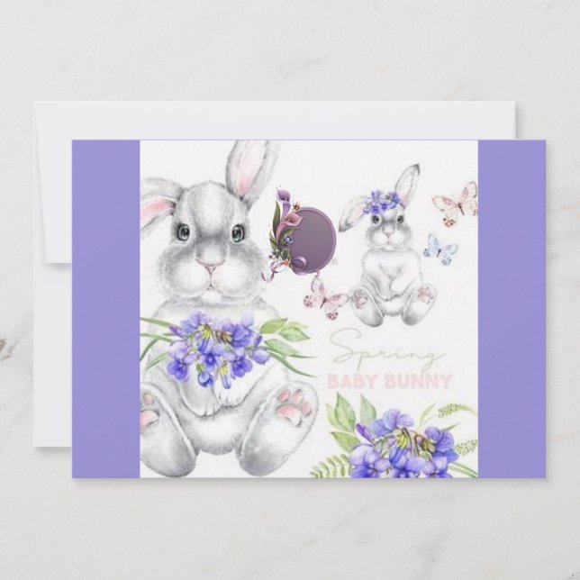 Easter Greetings From Our Family To Yours Card (Front)