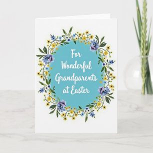 Easter Greetings Grandparents Card