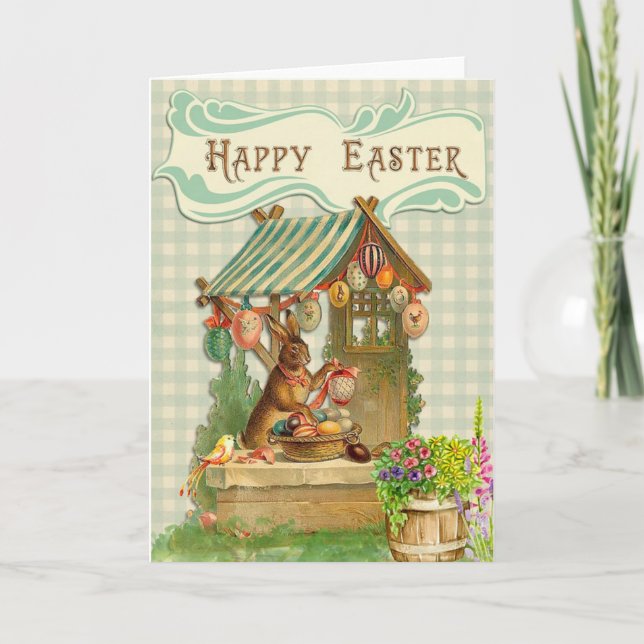 Easter Greetings Holiday Card (Front)