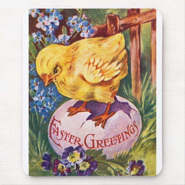 Easter greetings mouse mat (Front)
