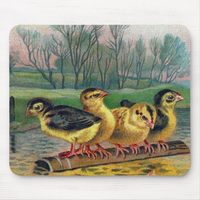 Easter Greetings Mouse Mat (Front)