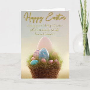 Easter greetings to brighten your day card