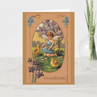 Easter Greetings!  Victorian Easter Greeting Card