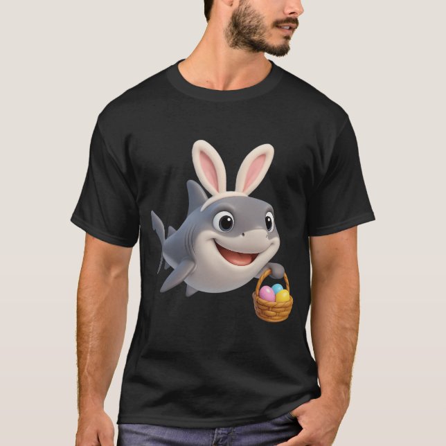 Easter Grey Reef Shark T-Shirt (Front)