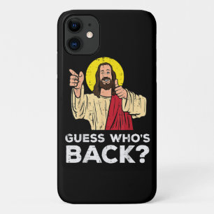 Easter Guess Whos Back Jesus Funny Religious iPhone 11 Case
