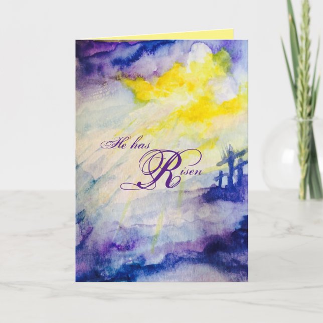 Easter Hallelujah Folded Greeting Card (Front)