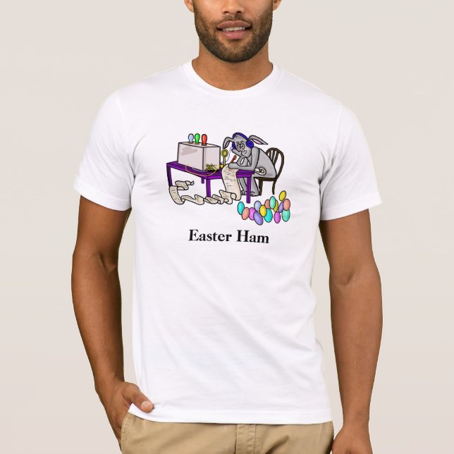 Easter Ham Ham Radio T-Shirt (Front)