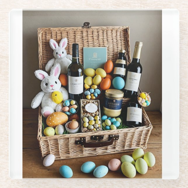 Easter hamper Coaster (Front)