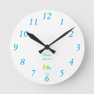 Easter Hatchlings Acrylic Wall Clock