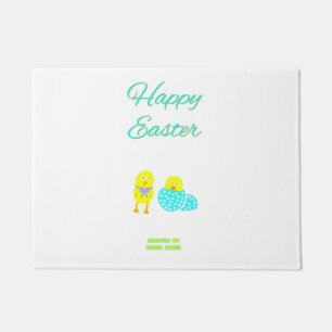 Easter Hatchlings Door Mat