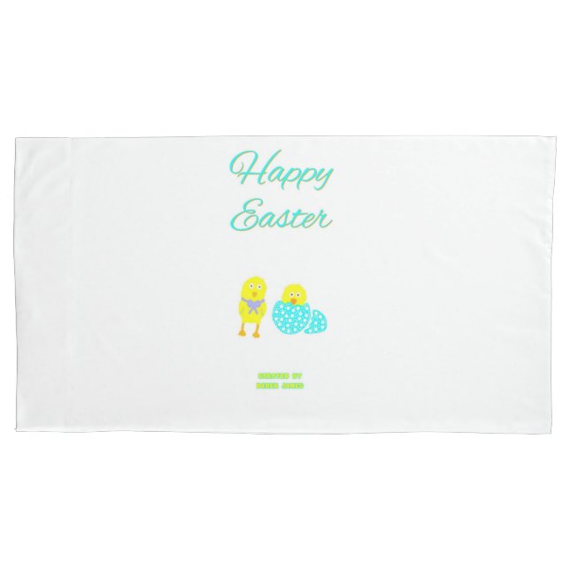 Easter Hatchlings King Size Pillowcase (Front)