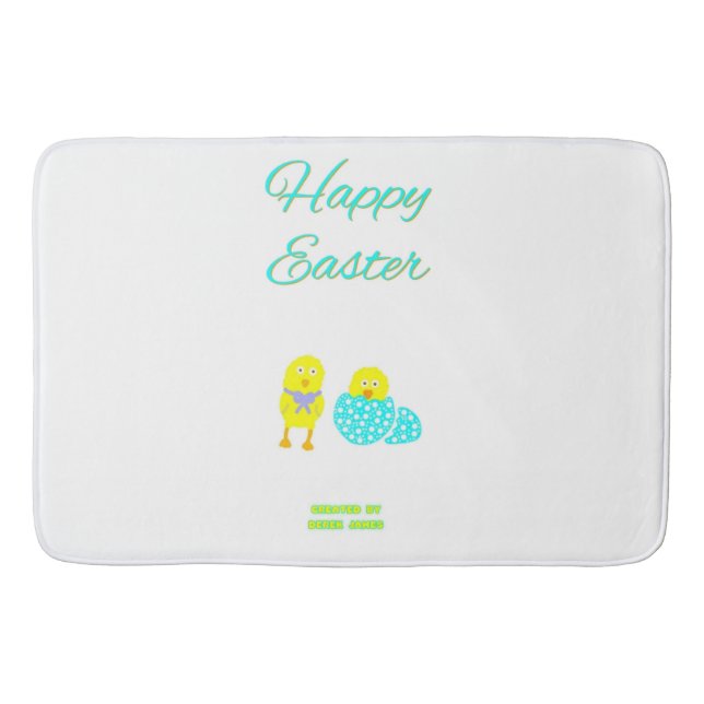 Easter Hatchlings Large Bath Mat (Front)