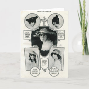 Easter hats vintage 1916 image 5 actresses card