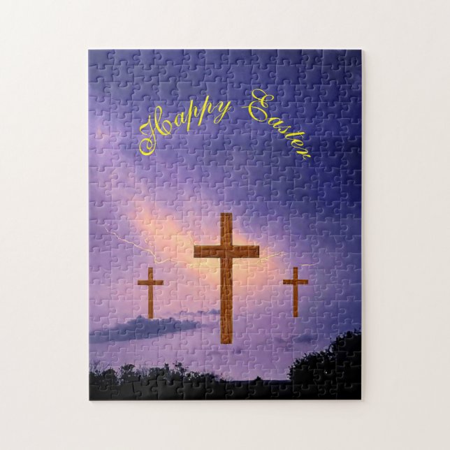 EASTER HE HAS RISEN    JIGSAW PUZZLE (Vertical)