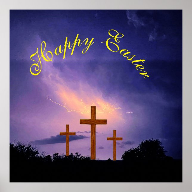 EASTER HE HAS RISEN  POSTER (Front)
