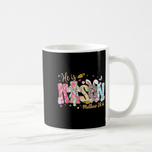 Easter He Is Risen Jesus Christian Women Kids Girl Coffee Mug