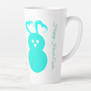 Easter Heart Rabbit Latte Mug