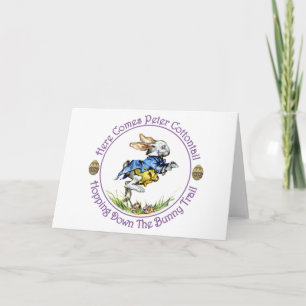 Easter - Here Comes Peter Cottontail Holiday Card