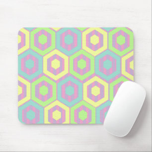 Easter Hexagons Mouse Mat