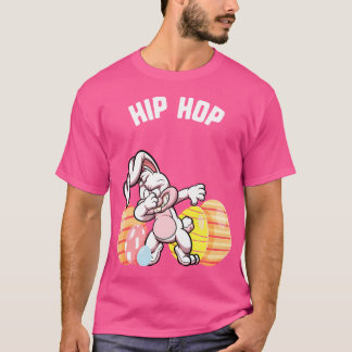 Easter Hip Hop Dabbing Bunny Candy Kids Gift Sprin T-Shirt