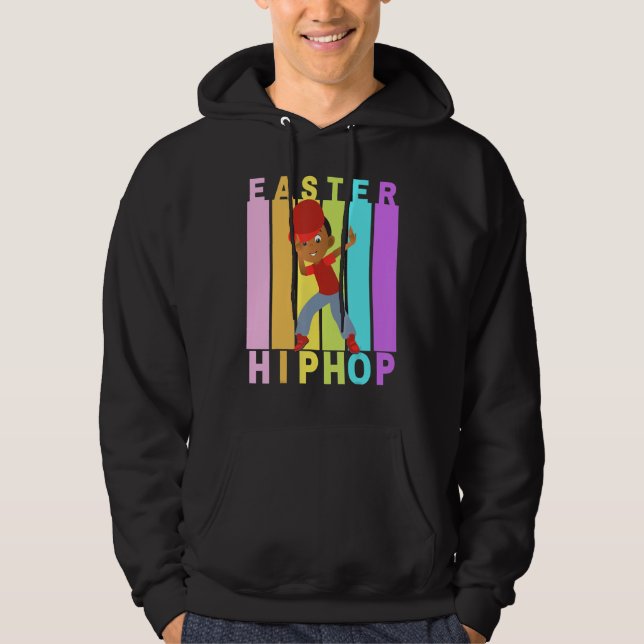 Easter Hip Hop Dance Love Dab Holiday Funny Kids B Hoodie (Front)