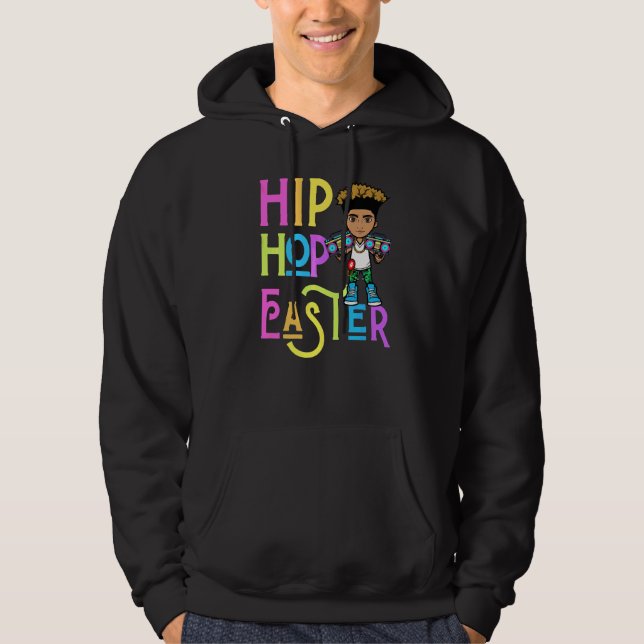Easter Hip Hop Dance Love Dab Holiday Funny Kids B Hoodie (Front)
