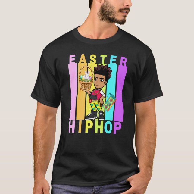 Easter Hip Hop Dance Love Dab Holiday Funny Kids B T-Shirt (Front)