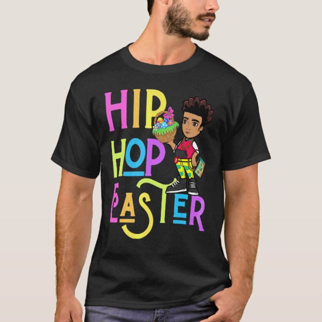 Easter Hip Hop Dance Love Dab Holiday Funny Kids B T-Shirt (Front)