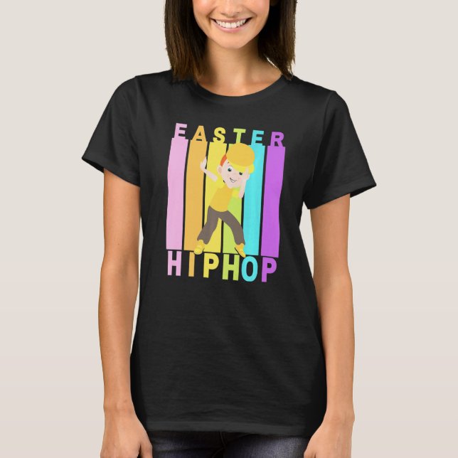 Easter Hip Hop Dance Love Dab Holiday Funny Kids B T-Shirt (Front)