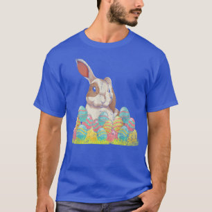 Easter Holiday Bunny Rabbit Easter Eggs Happy East T-Shirt