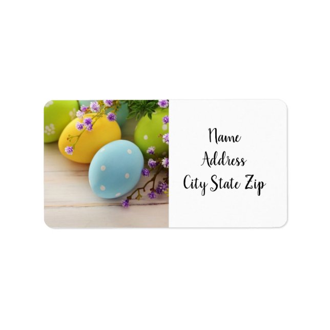 **EASTER HOLIDAY** FESTIVE ADDRESS LABELS (Front)