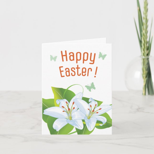 Easter Holiday Greeting Card (Front)
