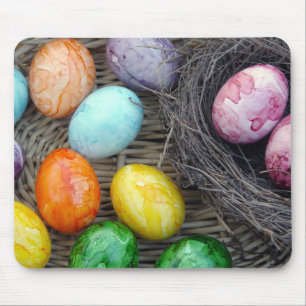Easter Holiday Painted Eggs  Mouse Mat