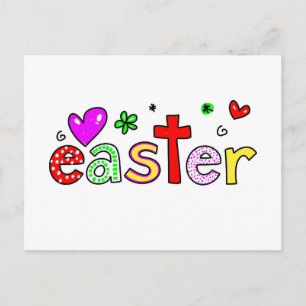 easter holiday postcard