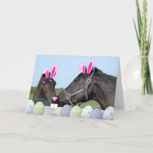Easter Horse and Pony Holiday Card