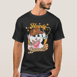 Easter Howdy Bunnies Rodeo Western Country Souther T-Shirt