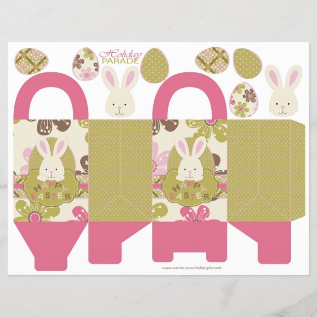 Easter Hunt Box Template Flyer (Front)